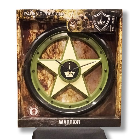 Paul Jr Wall Decor Orange Country Choppers Paul Jr Warrior Clock